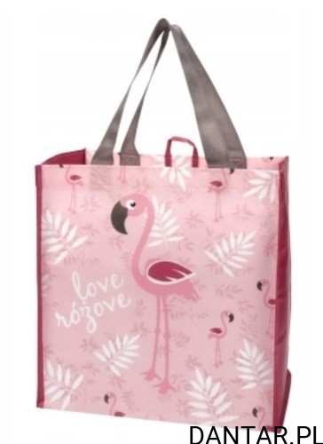 Torba na zakupy rpet flamingo 32x20x34