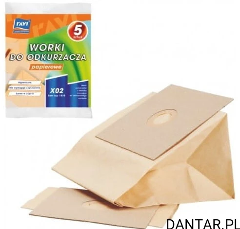 Worki do odkurzacza Zelmer X02 uniwersalne Ravi a5