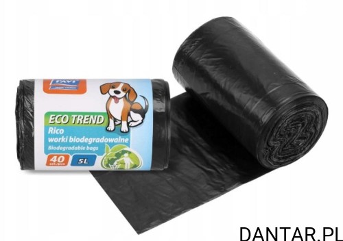 Worki na śmieci na odchody biodegradowalne 5L Rico a40/20 Ravi