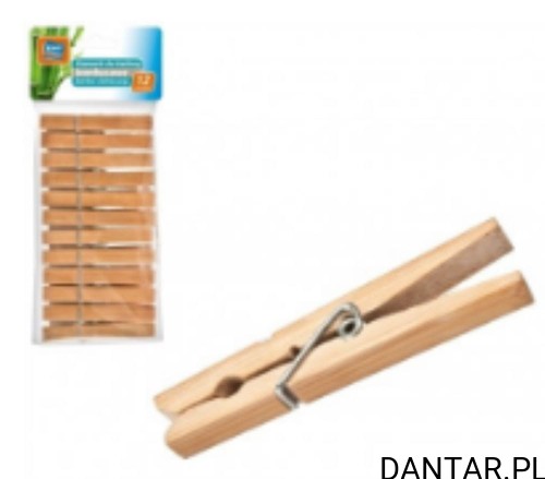 Klamerki do bielizny bambusowe a12