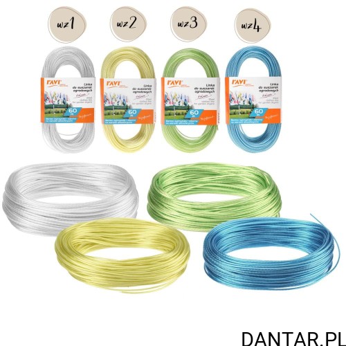 Linka stalowa do suszarek ogrodowych 60m