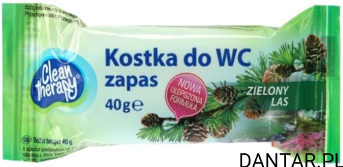 Kostka wc zapas 40g zielony las ct a1/24