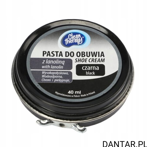 Pasta do obuwia czarna 40ml