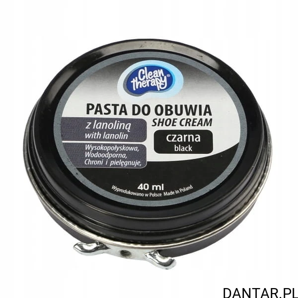 Pasta do obuwia czarna 40ml
