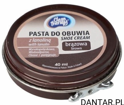 Pasta do butów brąz 40ml