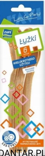 Łyżki eco bio wielokrotnego użytku a6 NJ