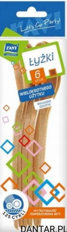 Łyżki eco bio wielokrotnego użytku a6 NJ