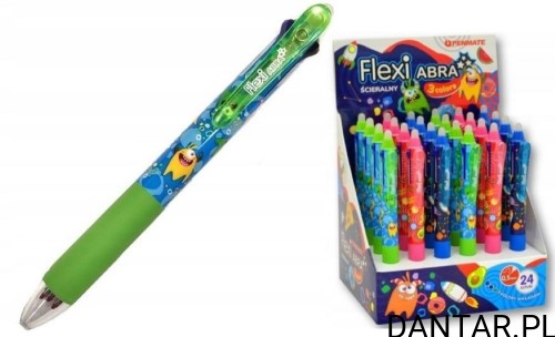 Długopis wymazywalny 3kolory Flexi Abra
