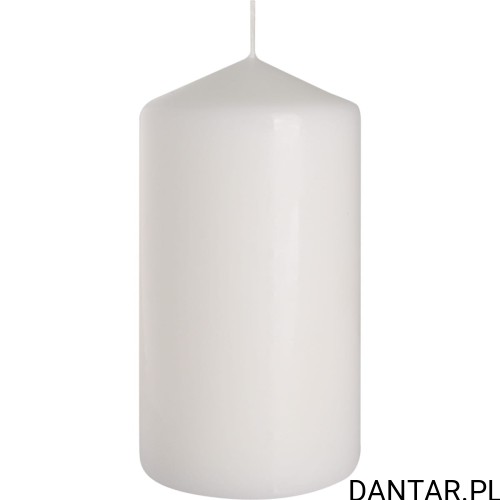 Świeca walec 60x150 biała a1/6