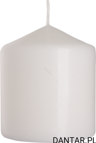 Świeca walec 80x90 BIAŁA a1/6