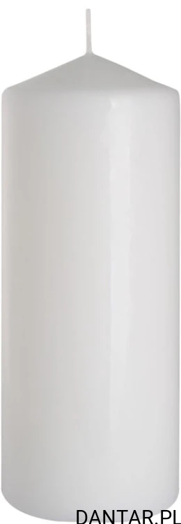 Świeca walec 80x250 biała Aura a1/6