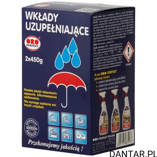 Pochłaniacz wilgoci zapas 2x450 Oro a1/6
