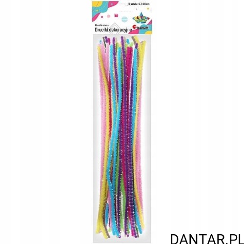 Druciki kreatywne 0,7x30cm mix kolor Titanum a18