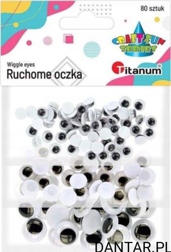 Ruchome oczka dekoracyjne 5,8,15mm mix Titanum a80
