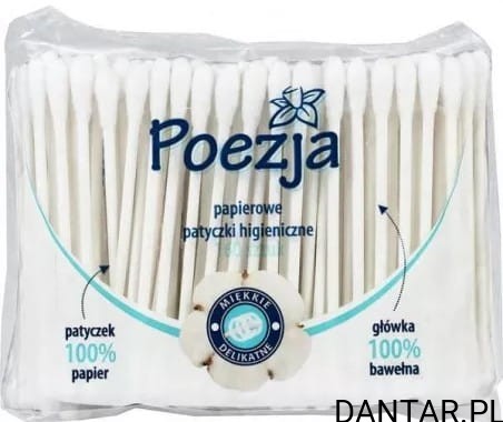 Patyczki higieniczne do uszu w folii Poezja  a160