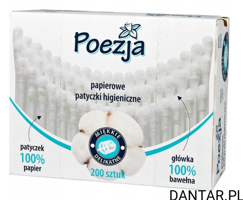Patyczki higieniczne do uszu Poezja a200 pudełko