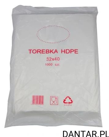 Torebka HDPE 32x40  a1000