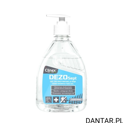 Clinex DezoSept 500ml żel do dezynfekcji rąk a1/20