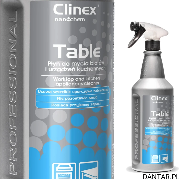 CLINEX TABLE 1l PŁYN DO BLATÓW I URZĄDZEŃ KUCHENNYCH