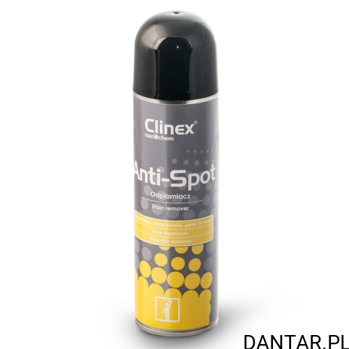 Clinex Anti-spot odplamiacz zmywacz  do trudnych zabrudzeń  250ml a1/12