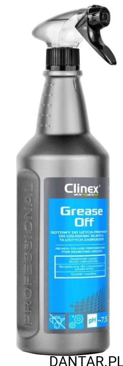 Clinex greeace off 1l płyn do usuwania tłustych zabrudzeń 