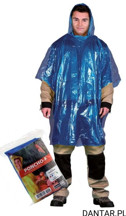 PŁaszcz ponczo przeciwdeszczowy mix kolorów Poncho-F a1/20/200
