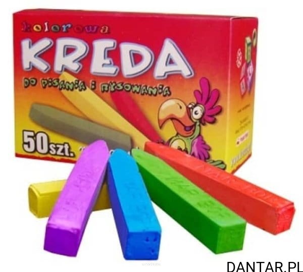 Kreda B5 kolorowa małopyląca a50