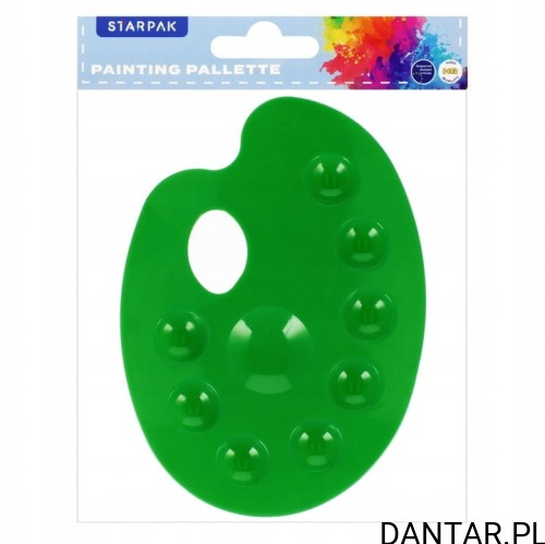 Paletka do farb owal mała kolor mix