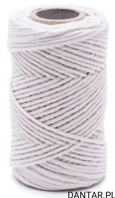 Sznurek przędza wędliniarska biała 100g 