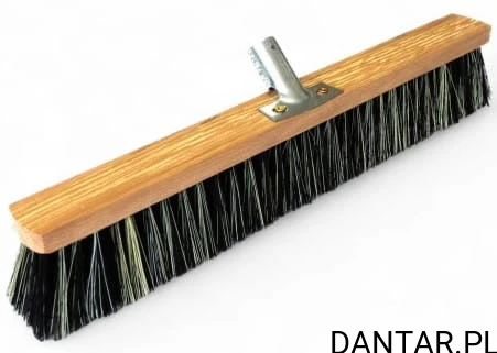 Miotła 50cm drewniana mieszanka uchwyt skośny