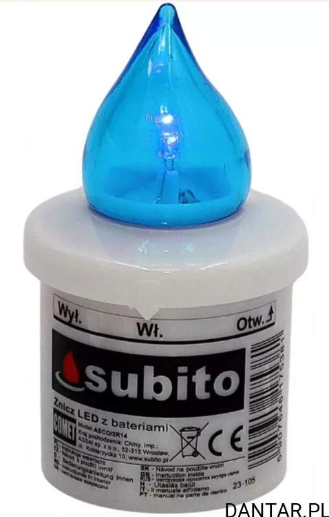 Znicz led elektryczny SUBITO R14 a1/12