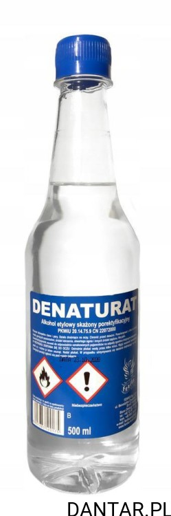 Denaturat biały 0,5l plastik 2KP