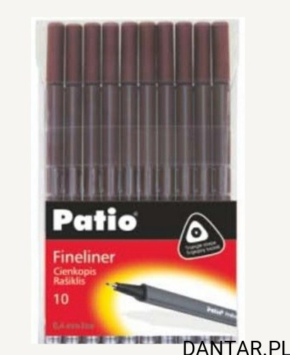 Cienkopis Patio trio brązowy a1/10 