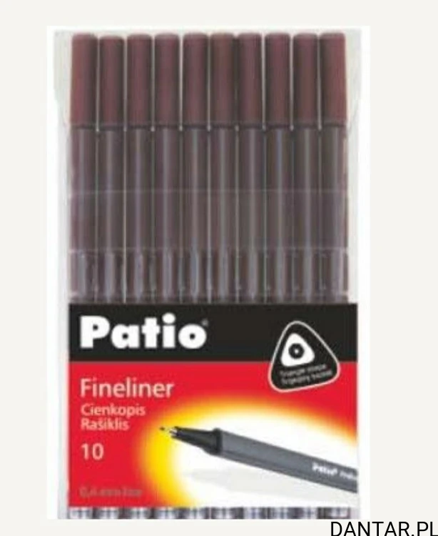 Cienkopis Patio trio brązowy a1/10 