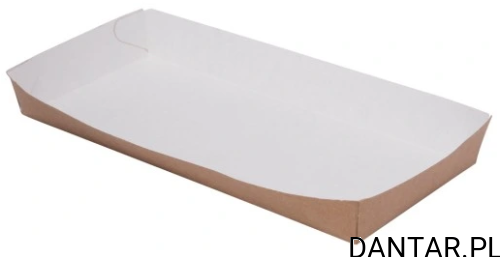 Tacka papierowa 20x9x2,5 snack tray a100/10