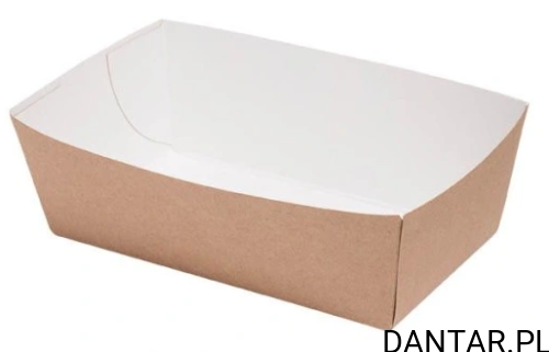 Tacka papierowa 14x8x5,5  snack tray a100/6