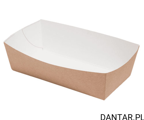 Tacka papierowa 9x6x3 snack tray ABC-PAK a100 