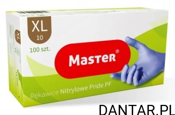 Rękawice nitrylowe XL niebieskie Prefer PF Master a100/10