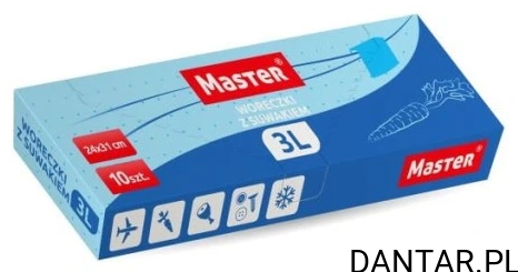 Woreczki z suwakiem 3l Master a10