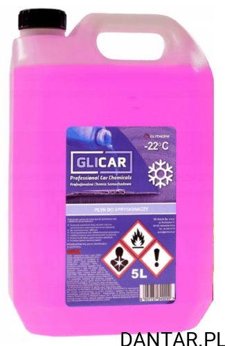 Płyn do spryskiwaczy zimowy 5L Glicar a1/4