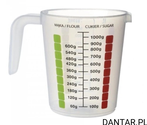 Dzbanek z miarą 1L 9899