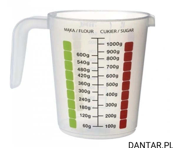 Dzbanek z miarą 1L 9899