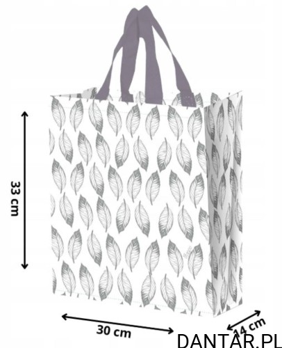 Torba na zakupy z PP 14L 30x14x33 mix a1/100