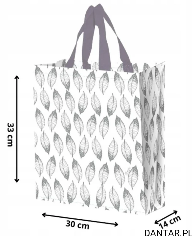 Torba na zakupy z PP 14L 30x14x33 mix a1/100