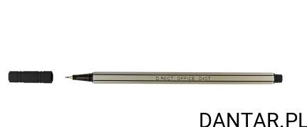 Cienkopis  D407 czarny D.rect a1/12