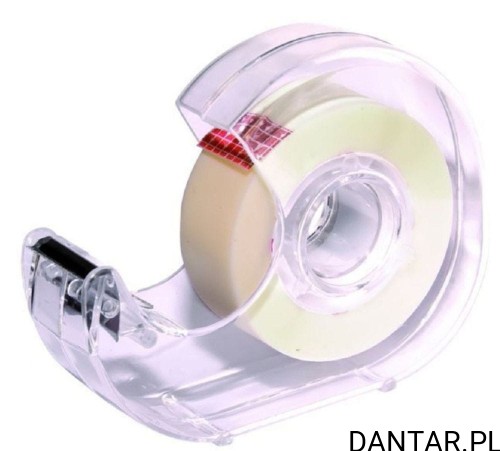 Taśma klejąca invisible 19mm x 33m z podajnikiem