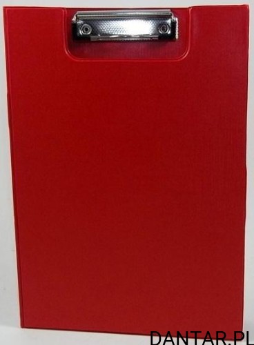 Deska clipboard A4 D.rect z okładką czerwona