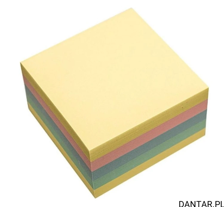 Notes samoprzylepny 75x75 450k kolor pastel d.rect a1/4