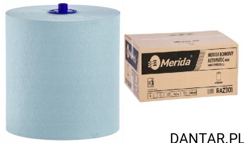 Ręcznik papierowy zielony z adaptorami Merida Economy automatic 250m maxi RAZ301 