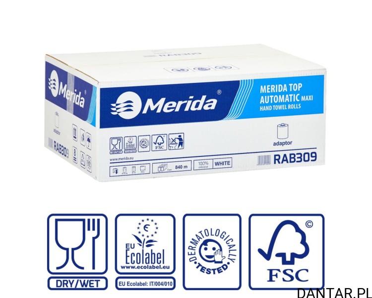 Ręcznik papierowy z adaptorami Merida top automatic RAB309  a6